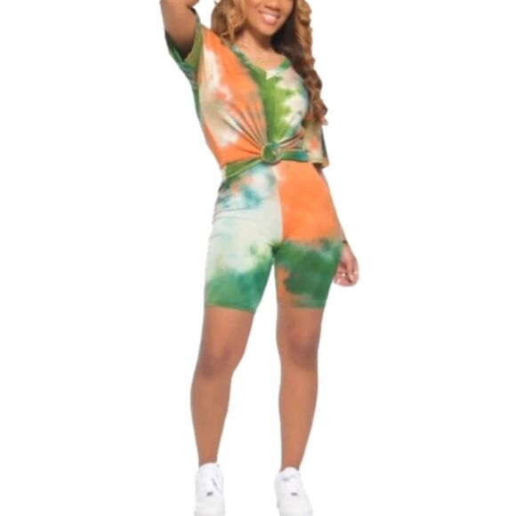 Ladies Tie Dye 2 Piece Set sz Small - Picture 1 of 3